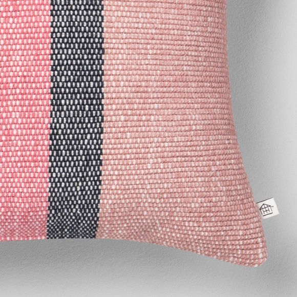 Hearth & Hand Color blocked oblong Pillow Rose - Picture 3 of 5
